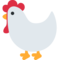 Rooster emoji on Twitter